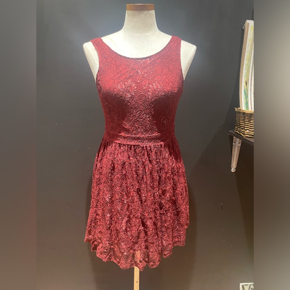 Forever 21 red Lacey Dress